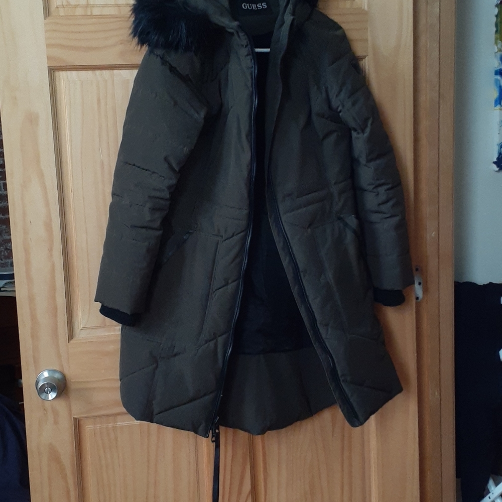 Dark Forest Green puffer jacket